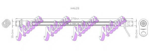 BROVEX-NELSON H4628 Гальмівний шланг
