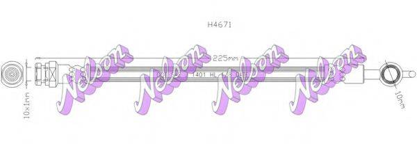 BROVEX-NELSON H4671 Гальмівний шланг