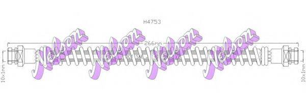 BROVEX-NELSON H4753 Гальмівний шланг