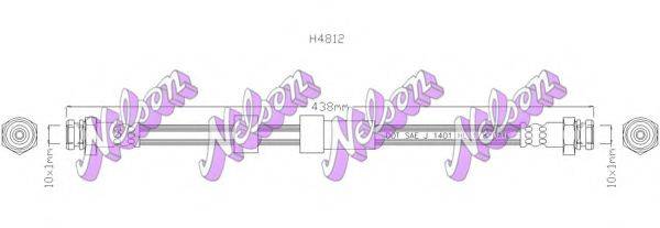 BROVEX-NELSON H4812 Гальмівний шланг