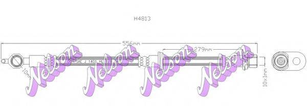 BROVEX-NELSON H4813 Гальмівний шланг