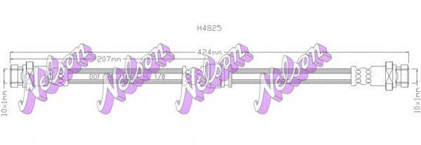 BROVEX-NELSON H4825 Гальмівний шланг