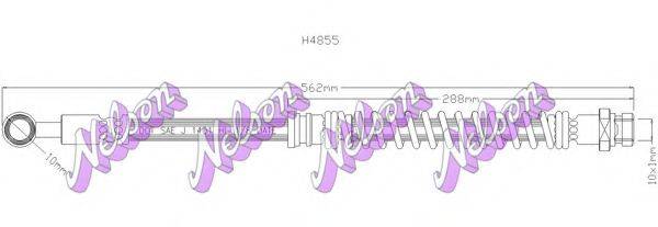 BROVEX-NELSON H4855 Гальмівний шланг