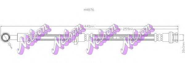 BROVEX-NELSON H4876 Гальмівний шланг