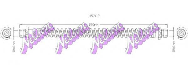 BROVEX-NELSON H5263 Гальмівний шланг