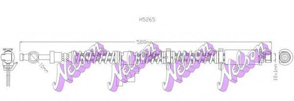BROVEX-NELSON H5265Q Гальмівний шланг