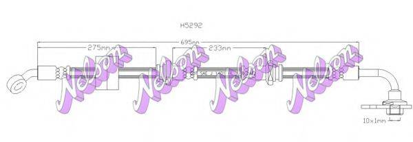 BROVEX-NELSON H5292 Гальмівний шланг