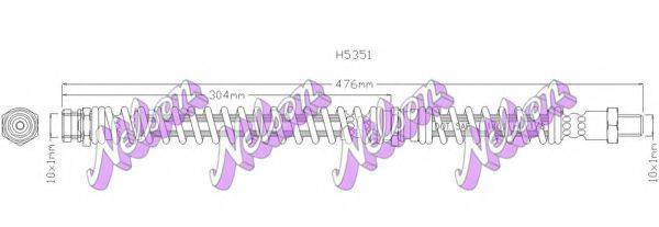 BROVEX-NELSON H5351 Гальмівний шланг