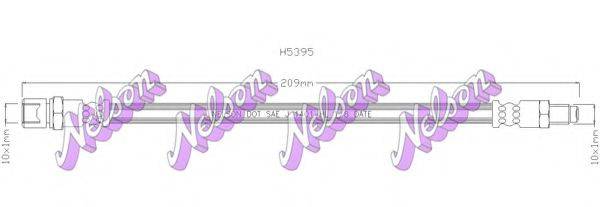 BROVEX-NELSON H5395 Гальмівний шланг