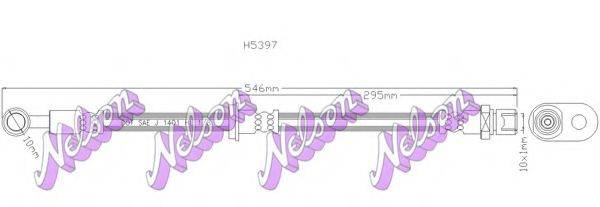 BROVEX-NELSON H5397 Гальмівний шланг