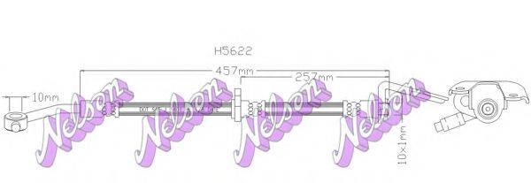 BROVEX-NELSON H5622 Гальмівний шланг
