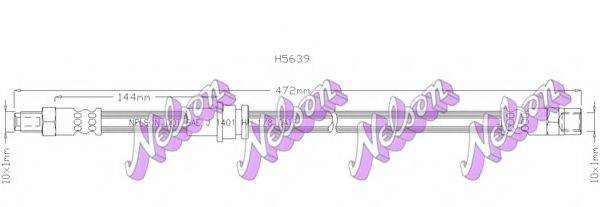 BROVEX-NELSON H5639 Гальмівний шланг