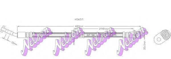 BROVEX-NELSON H5657 Гальмівний шланг