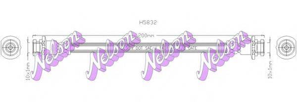 BROVEX-NELSON H5832 Гальмівний шланг