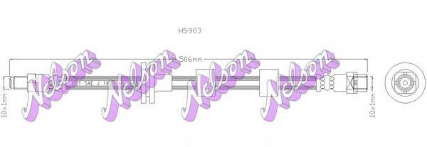 BROVEX-NELSON H5903 Гальмівний шланг