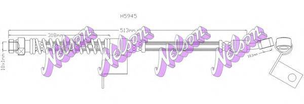 BROVEX-NELSON H5945 Гальмівний шланг