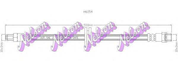 BROVEX-NELSON H6154 Гальмівний шланг