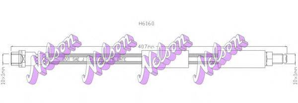 BROVEX-NELSON H6160 Гальмівний шланг