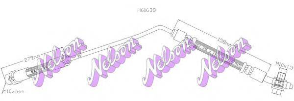 BROVEX-NELSON H6163Q Гальмівний шланг