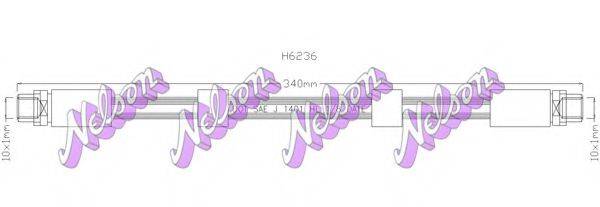 BROVEX-NELSON H6236 Гальмівний шланг