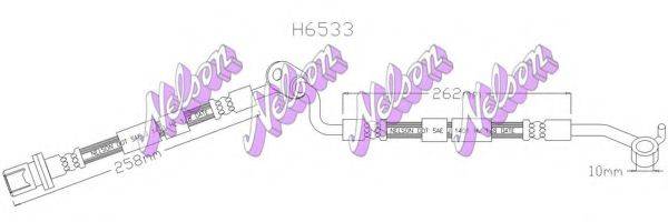 BROVEX-NELSON H6533 Гальмівний шланг