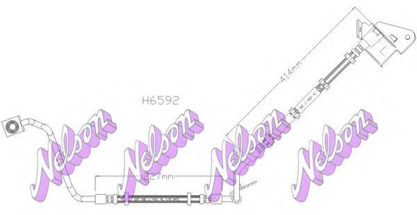 BROVEX-NELSON H6592 Гальмівний шланг