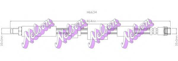 BROVEX-NELSON H6634 Гальмівний шланг