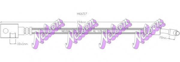 BROVEX-NELSON H6657 Гальмівний шланг