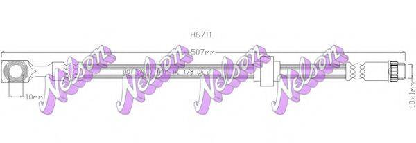 BROVEX-NELSON H6711 Гальмівний шланг