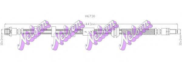 BROVEX-NELSON H6730 Гальмівний шланг