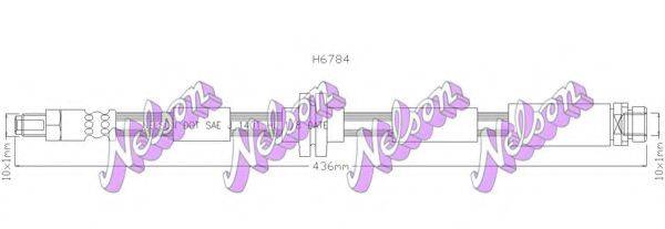 BROVEX-NELSON H6784 Гальмівний шланг