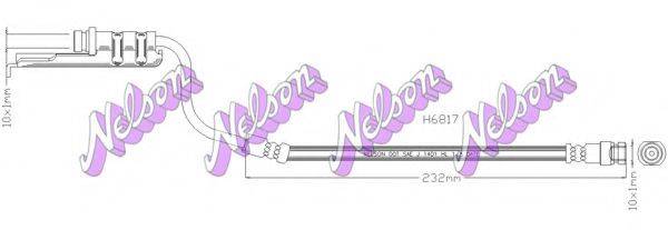 BROVEX-NELSON H6817 Гальмівний шланг