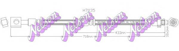 BROVEX-NELSON H7035 Гальмівний шланг