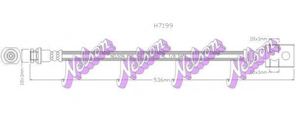 BROVEX-NELSON H7199 Гальмівний шланг