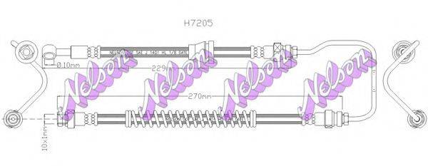 BROVEX-NELSON H7205 Гальмівний шланг