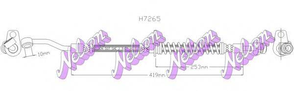 BROVEX-NELSON H7265 Гальмівний шланг