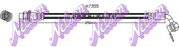 BROVEX-NELSON H7355 Гальмівний шланг