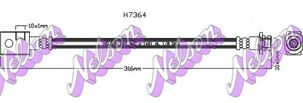 BROVEX-NELSON H7364 Гальмівний шланг