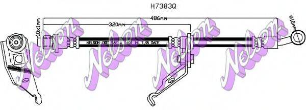 BROVEX-NELSON H7383Q Гальмівний шланг