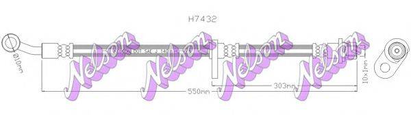 BROVEX-NELSON H7432 Гальмівний шланг