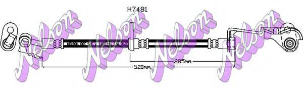 BROVEX-NELSON H7481 Гальмівний шланг