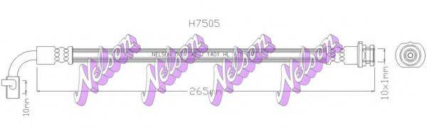 BROVEX-NELSON H7505 Гальмівний шланг