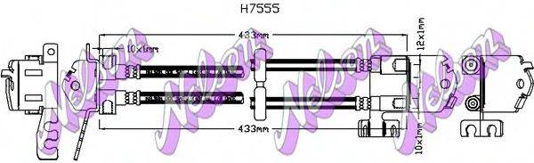 BROVEX-NELSON H7555 Гальмівний шланг