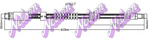 BROVEX-NELSON H7617 Гальмівний шланг