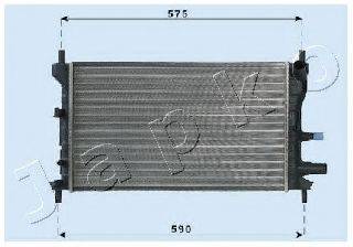 JAPKO RDA053060 Радіатор, охолодження двигуна
