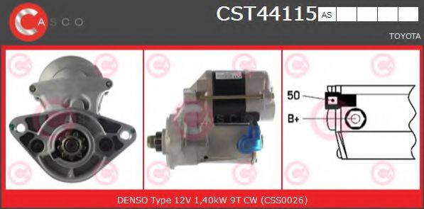 CASCO CST44115AS Стартер