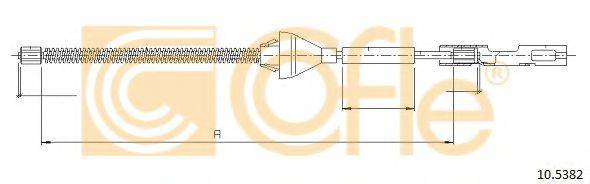 COFLE 105382 Трос, стоянкова гальмівна система