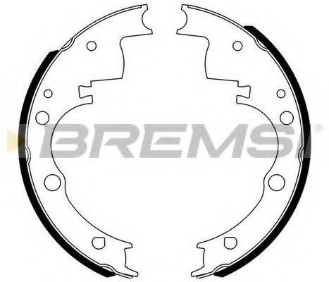 BREMSI GF0165 Комплект гальмівних колодок