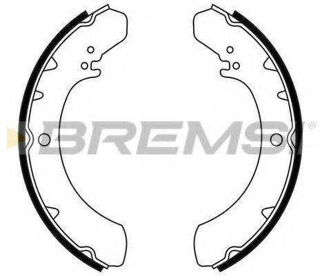 BREMSI GF0678 Комплект гальмівних колодок