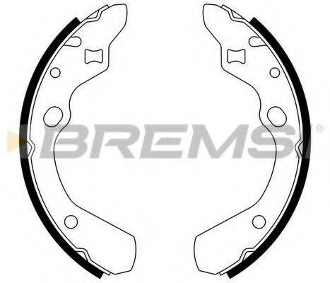 BREMSI GF0775 Комплект гальмівних колодок